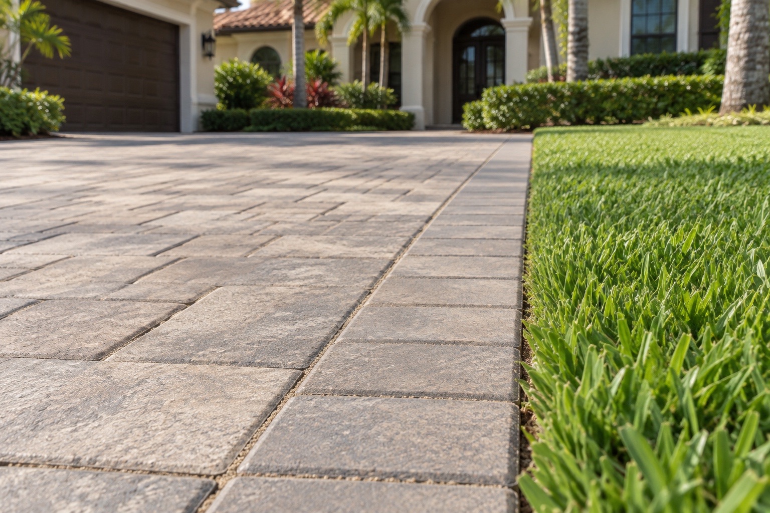 Paver Edging Ideas for South Florida Driveways and Patios