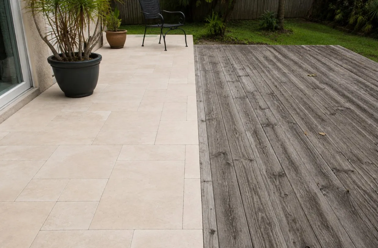 Paver Patio vs Wood Deck: Which Is Better in Florida?