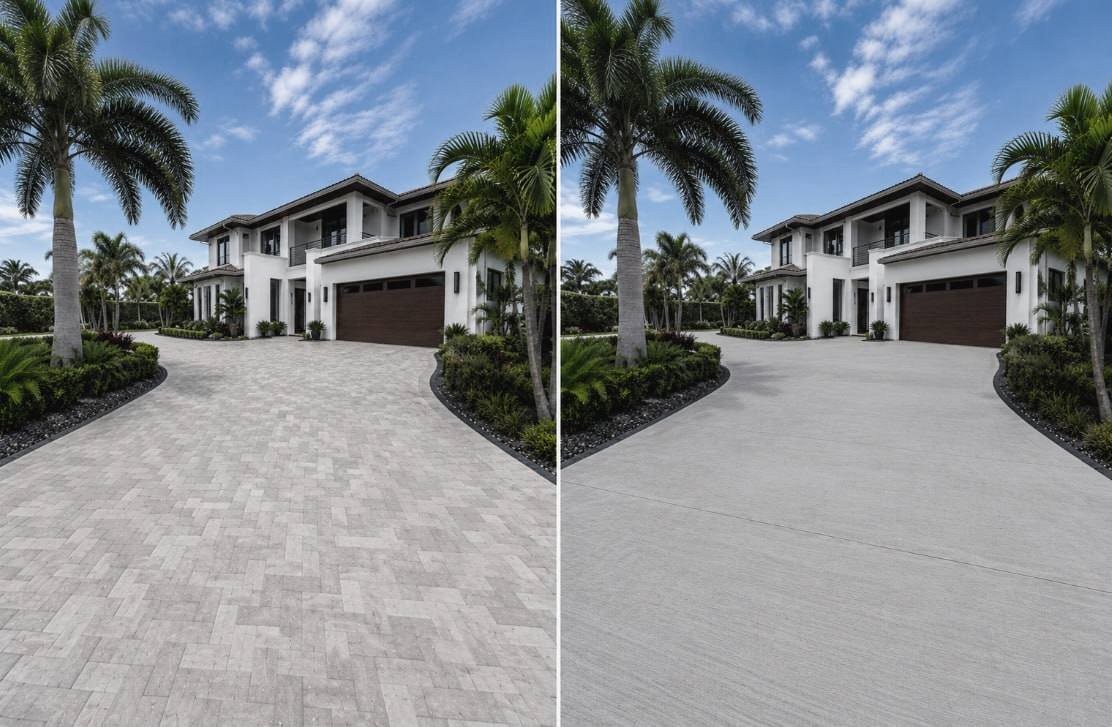 Pavers vs. concrete: which one is the better choice for your home?