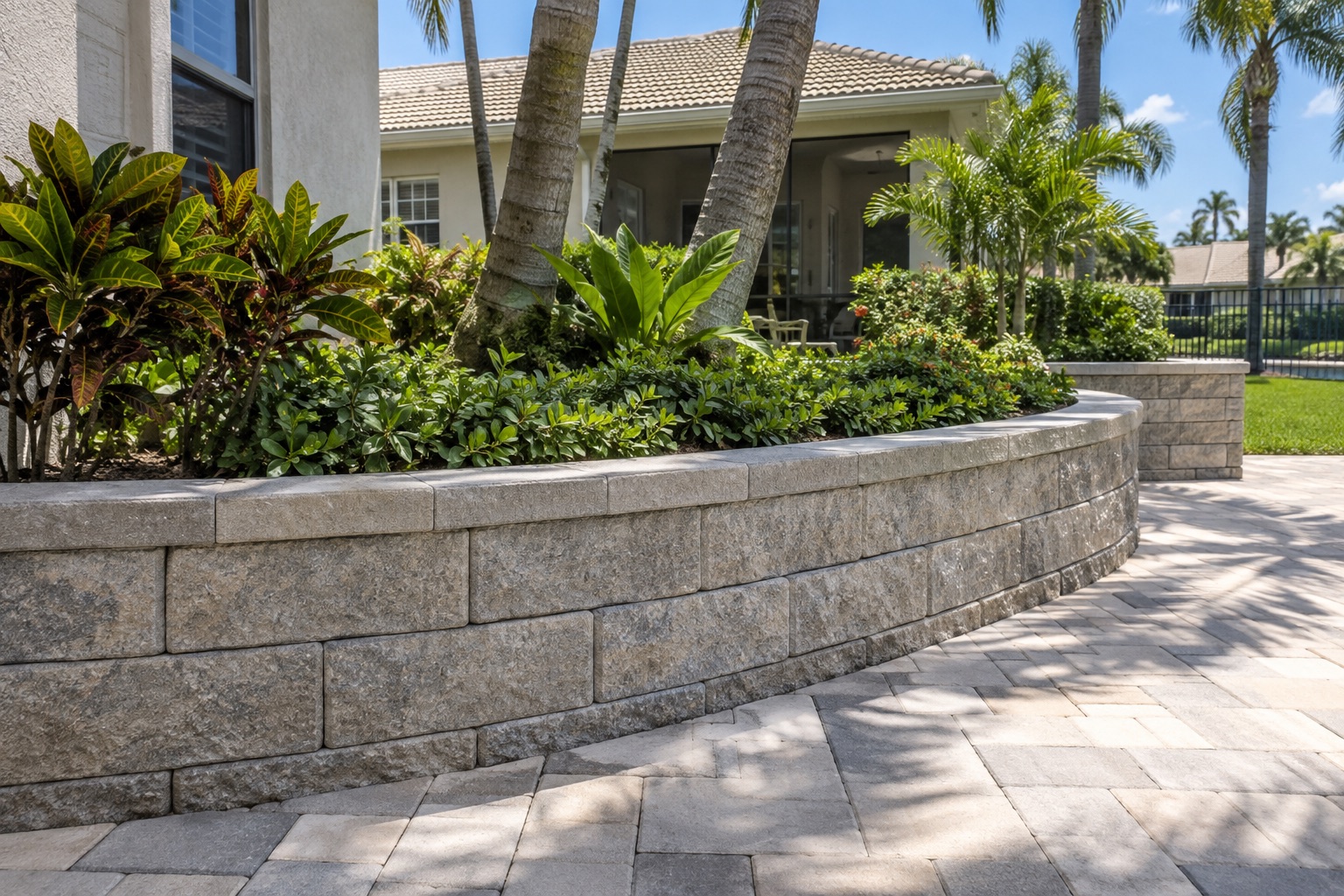 Types of Retaining Wall Blocks That Work in South Florida